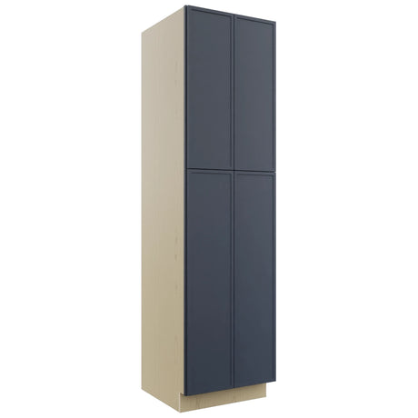 Fabuwood Luna Indigo TP242490 Tall Pantry Cabinet, Front View