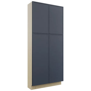 Fabuwood Luna Indigo TP361284 Tall Pantry Cabinet, Front View