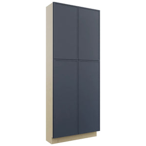 Fabuwood Luna Indigo TP361290 Tall Pantry Cabinet, Front View