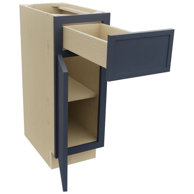 Fabuwood Luna Indigo VB12-34 Vanity Base Standard Cabinet, Open View