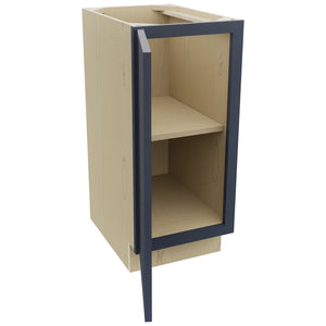 Fabuwood Luna Indigo VB15FD Vanity Base Full Height Cabinet, Open View