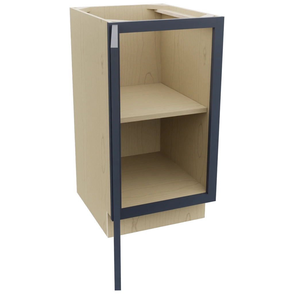 Fabuwood Luna Indigo VB18FD Vanity Base Full Height Cabinet, Open View