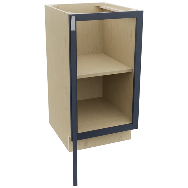 Fabuwood Luna Indigo VB18FD Vanity Base Full Height Cabinet, Open View