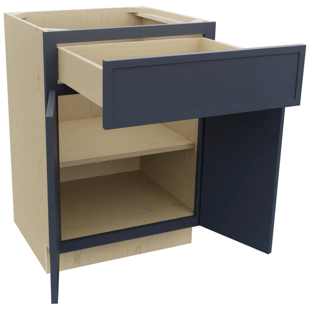 Fabuwood Luna Indigo VB24-34 Vanity Base Standard Cabinet, Open View