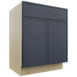 Fabuwood Luna Indigo VB27-34 Vanity Base Standard Cabinet, Front View