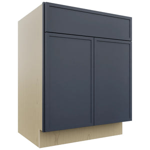 Fabuwood Luna Indigo VB27-34 Vanity Base Standard Cabinet, Front View