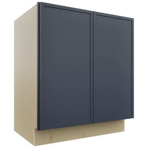 Fabuwood Luna Indigo VB30FD Vanity Base Full Height Cabinet, Front View