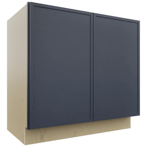Fabuwood Luna Indigo VB36FD Vanity Base Full Height Cabinet, Front View