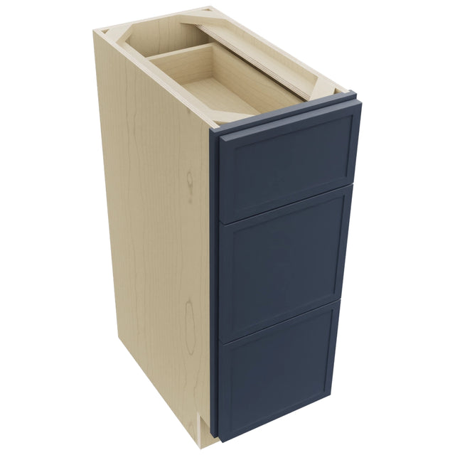 Fabuwood Luna Indigo VDB12-34 Vanity Drawer Cabinet, Top View