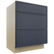 Fabuwood Luna Indigo VDB27-34 Vanity Drawer Cabinet, Front View