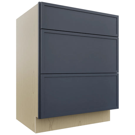 Fabuwood Luna Indigo VDB27-34 Vanity Drawer Cabinet, Front View