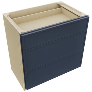 Fabuwood Luna Indigo VDB33-34 Vanity Drawer Cabinet, Top View