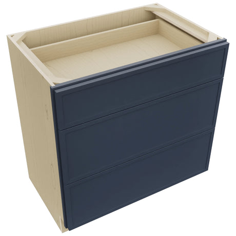 Fabuwood Luna Indigo VDB33-34 Vanity Drawer Cabinet, Top View