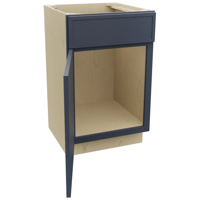 Fabuwood Luna Indigo VSB21-34 Vanity Sink Cabinet, Open View