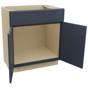 Fabuwood Luna Indigo VSB30-34 Vanity Sink Cabinet, Open View