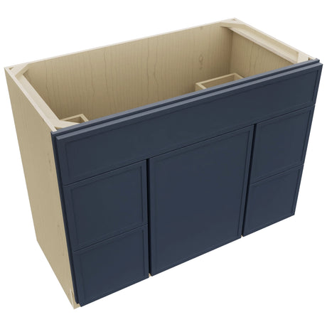 Fabuwood Luna Indigo VSD30DL Vanity Combo Cabinet, Top View