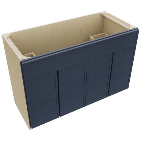 Fabuwood Luna Indigo VSD30DR Vanity Combo Cabinet, Top View