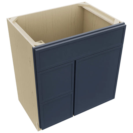 Fabuwood Luna Indigo VSD36DL Vanity Combo Cabinet, Top View
