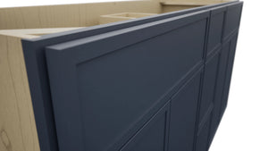 Fabuwood Luna Indigo VSD60DOUBLE Vanity Combo Cabinet, Detail View