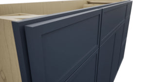 Fabuwood Luna Indigo VSD60SINGLE Vanity Combo Cabinet, Detail View