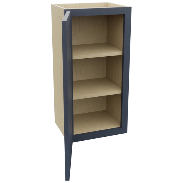 Fabuwood Luna Indigo W1530 Wall Standard Cabinet, Open View