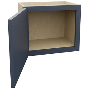 Fabuwood Luna Indigo W1815 Wall Standard Cabinet, Open View