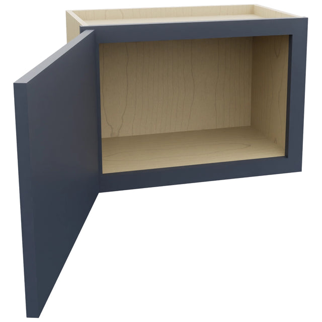 Fabuwood Luna Indigo W2115 Wall Standard Cabinet, Open View