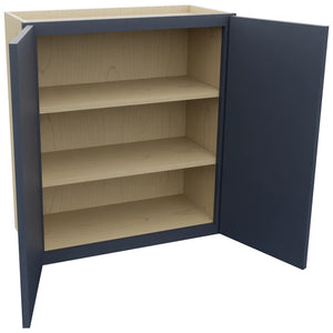 Fabuwood Luna Indigo W2730 Wall Standard Cabinet, Open View