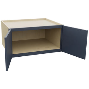 Fabuwood Luna Indigo W301524 Wall Deep Cabinet, Open View