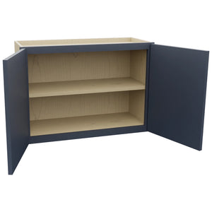 Fabuwood Luna Indigo W3021 Wall Standard Cabinet, Open View