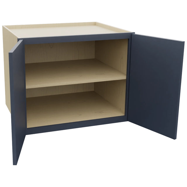 Fabuwood Luna Indigo W302424 Wall Deep Cabinet, Open View