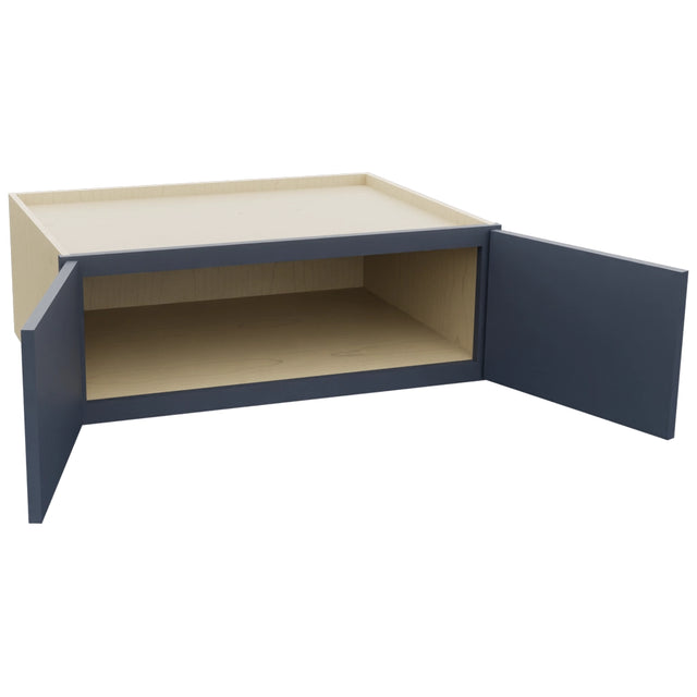 Fabuwood Luna Indigo W331224 Wall Deep Cabinet, Open View