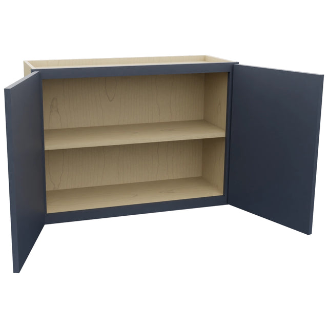 Fabuwood Luna Indigo W3324 Wall Standard Cabinet, Open View