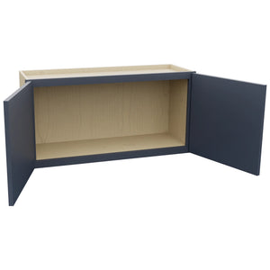 Fabuwood Luna Indigo W3618 Wall Standard Cabinet, Open View