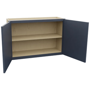 Fabuwood Luna Indigo W3624 Wall Standard Cabinet, Open View