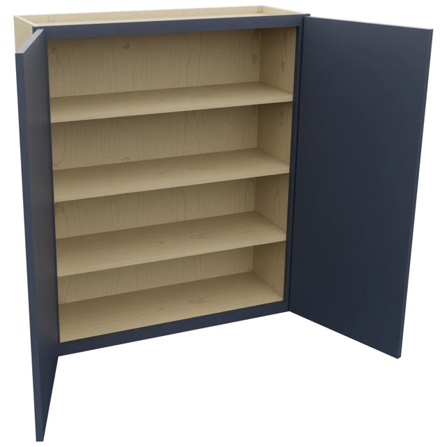 Fabuwood Luna Indigo W3642 Wall Standard Cabinet, Open View
