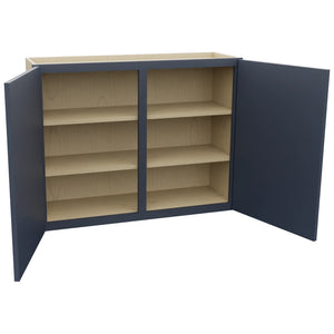 Fabuwood Luna Indigo W3930 Wall Standard Cabinet, Open View