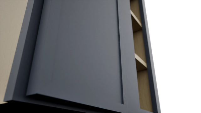 Fabuwood Luna Indigo WBC2436 Wall Corner Blind Cabinet, Detail View