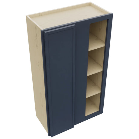 Fabuwood Luna Indigo WBC2442 Wall Corner Blind Cabinet, Top View