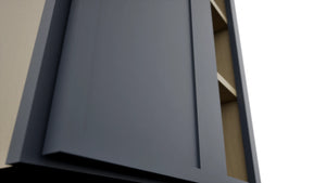 Fabuwood Luna Indigo WBC2442 Wall Corner Blind Cabinet, Detail View