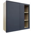 Fabuwood Luna Indigo WBC3030 Wall Corner Blind Cabinet, Front View