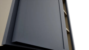 Fabuwood Luna Indigo WBC3030 Wall Corner Blind Cabinet, Detail View