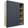 Fabuwood Luna Indigo WBC3036 Wall Corner Blind Cabinet, Front View