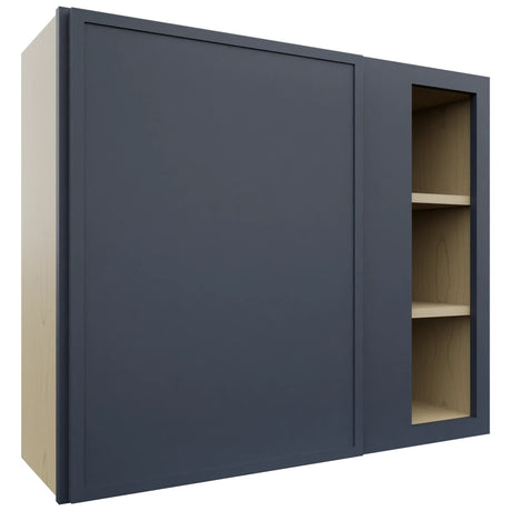 Fabuwood Luna Indigo WBC3630 Wall Corner Blind Cabinet, Front View