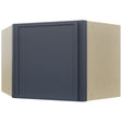 Fabuwood Luna Indigo WDC2418 Wall Corner Diagonal Cabinet, Front View