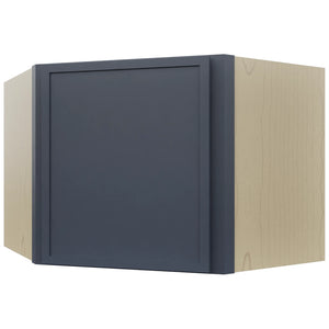 Fabuwood Luna Indigo WDC2418 Wall Corner Diagonal Cabinet, Front View