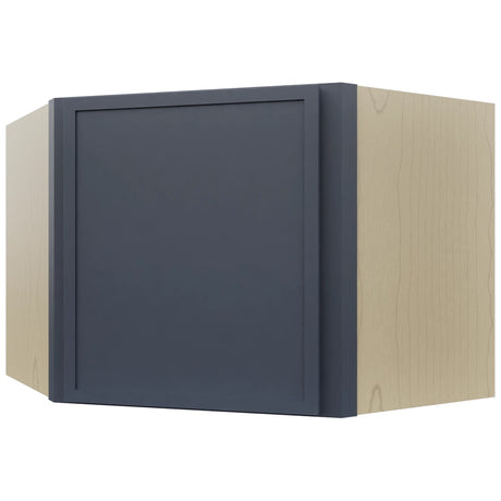 Fabuwood Luna Indigo WDC2418 Wall Corner Diagonal Cabinet, Front View