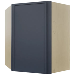 Fabuwood Luna Indigo WDC2430 Wall Corner Diagonal Cabinet, Front View