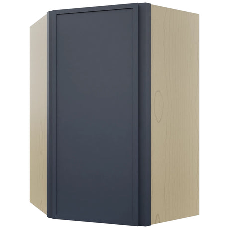 Fabuwood Luna Indigo WDC2436 Wall Corner Diagonal Cabinet, Front View