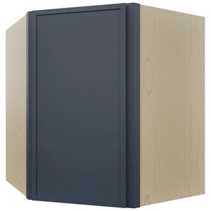 Fabuwood Luna Indigo WDC2730 Wall Corner Diagonal Cabinet, Front View